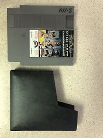 WWF WrestleMania: Steel Cage Challenge NES 1985 Tested 3 Screw Game & Sleeve