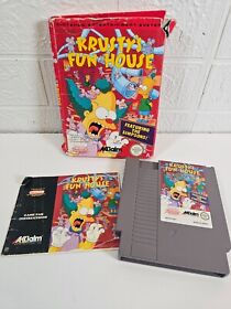 Krusty's Fun House - Nintendo NES - Boxed & Complete - PAL A UKV - Working!