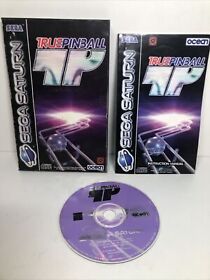 Sega Saturn TRUE PINBALL PAL Complete Tested