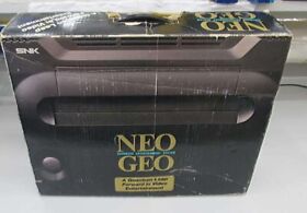 SNK Neo Geo Neogeo AES ROM Console System w/Box,Stick Controller Set Tested