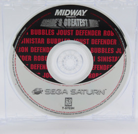 Williams Arcade's Greatest Hits (Sega Saturn, 1996) - Disc Only