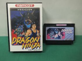 NES - DRAGON NINJA - Boxed. Famicom. Japan Game. 10394