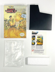 Operation Wolf (1989) - Nintendo NES - Authentic Box and Poster Only - No Game