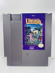 Ultima Exodus -- NES Nintendo Original Classic Authentic RPG Game TESTED 