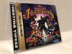 Fighting Vipers for Sega Saturn Complete Japan Import with OBI