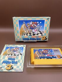 Super Mario Bros. 3 NES  Nintendo Famicom  Box & Manual Japan