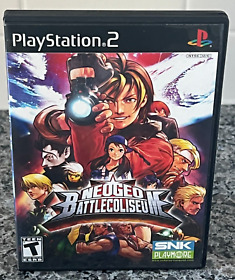 NeoGeo Battle Coliseum (Sony PlayStation 2, 2007) COMPLETE WITH MANUAL