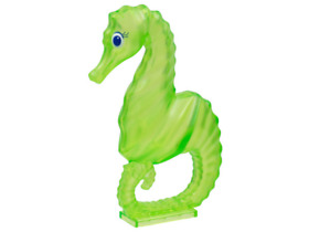 LEGO Transparent Green Seahorse - from 5960 Belville Mermaid Castle