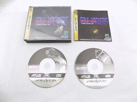 Mint Disc Sega Saturn Devil Summoner Soul Hackers Inc Manual - Japan Free Pos...
