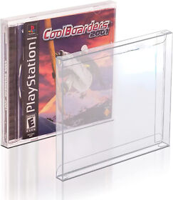 30x Protective Box Protector For SONY PS1 Single CD Jewel/Dreamcast Video Games