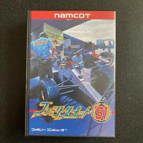 Namco Family Circuit 91 Nintendo Famicom NES Used Racing Japanese Retro Game JPN