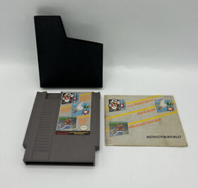 Super Mario Bros./Duck Hunt/World Class Track Meet (Nintendo NES) con manual