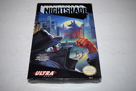 Nightshade Nintendo NES Video Game Complete in Box
