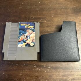 World Champ (Nintendo Entertainment System) NES - Tested - Authentic
