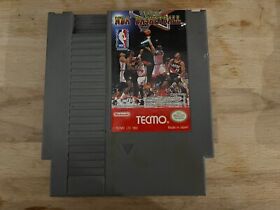 Original Tecmo NBA Basketball Nintendo NES Game 1992 (Tested, Works)