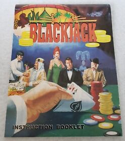 Blackjack Manual Nintendo NES Instruction Booklet Original & Authentic - No Game