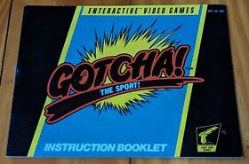 Nintendo NES Gotcha! The Sport!Instruction Manual Booklet ONLY