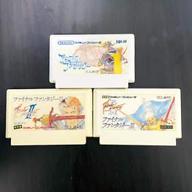 Final Fantasy Square 1 & 2 & 3 Nintendo Famicom Japanese Version Retro Games