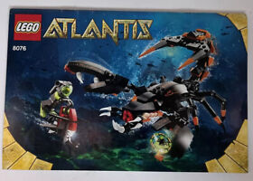 Lego 8076 (instructions Only) Atlantis