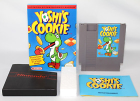 Yoshi's Cookie NES Nintendo Complete CIB Authentic! GREAT Condition! NICE!