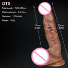 Huge -Dildo- Realistic Penis Suction Cup G Spot Stimulator Double-layer Silicone