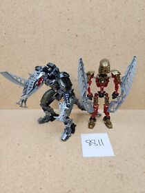 Lego Bionicle: Toa Lhikan and Kikanalo - 8811 - 100% Complete w/Replacement READ