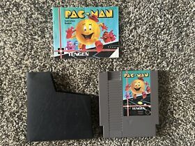 Pac-Man CLASSIC Gray Cart with Manual Nintendo Entertainment System NES TESTED
