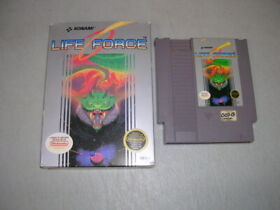 Juego y caja LIFE FORCE (Nintendo clásica NES), sin manual