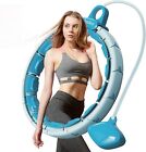 Smart Hula Hoop Reifen, 2-in-1 Massage Hula Hoop Reifen mit Verstellbare Knoten