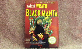 Wrath of the Black Manta Nintendo NES Game in Good Condition