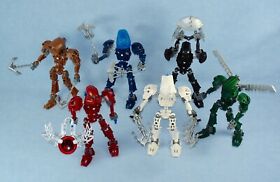 2004 Lego Bionicle TOA METRU NUI (8601- 8606) Complete with All Weapons