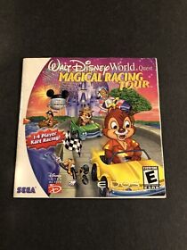 walt disney world quest magical racing tour sega Dreamcast manual