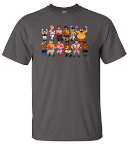 free shipping Classic Nes Nintendo "8 Bit" Mike Tyson's PUNCHOUT T-shirt