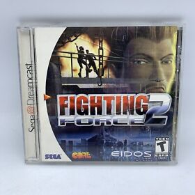 Fighting Force 2 (Sega Dreamcast, 1999) CIB W/ Manual & Registration Card