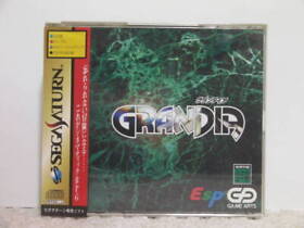 Grandia Sega Saturn SS  w/Obi,Instruction F/S Japan Game 