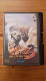 Neo Geo AES Fatal Fury 3 Garo Densetsu SNK Rom Fighting Game Japan LTD 1995 Used