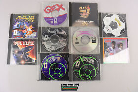Lot of 10 3DO Games - Space Ace, Gex, Mad Dog & More - Light Marks to NM