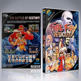 Neo Geo CD Custom Case - NO GAME - Fatal Fury Special