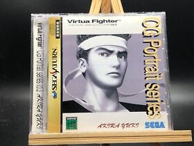 Virtua Fighter CG Portrait Series Vol.3 w/spine (Sega Saturn,1995) from japan