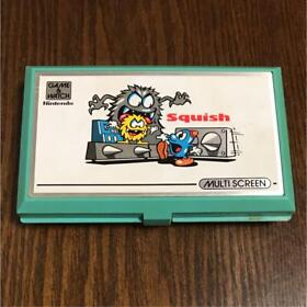 Nintendo & Watch Squish Multi Screen MG-61 Vintage Handheld Japanese