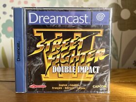 Street Fighter III Double Impact PAL Dreamcast Brand New and Sealed