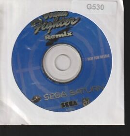 Virtua Fighter Remix Sega Saturn Sleeved Video Game Disc Only