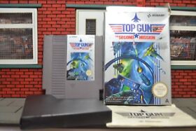 Nintendo NES Console Game - Top Gun - Second Mission -  Boxed - PAL