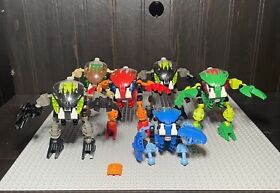 Lot of 6 LEGO Bionicle Bohrok 8563 Red 8561 Black 8564 Green 8560 Brown 8562