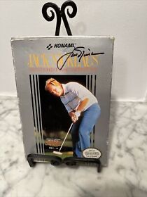 Jack Nicklaus Greatest Championship Golf NES Nintendo Auto/ Signed W/ Letter