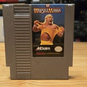 WWF WrestleMania (Nintendo NES) Authentic Game Cartridge - Tested -Free Shipping