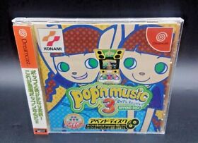 Pop'n Music 3 Append Disc Dreamcast Game with Spine Card DC Japanese NTSC-J