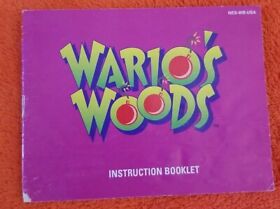 NES Nintendo Wario's Woods Manual Only 