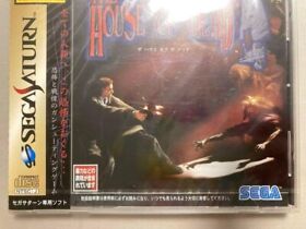 THE HOUSE OF THE DEAD Sega Saturn w/box w/manual Free Shipping There are stains