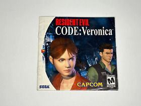Resident Evil: Code Veronica Dreamcast Manual Only